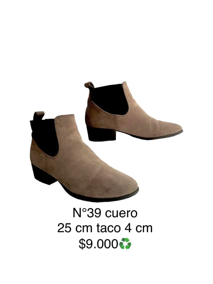 Botín N°39 cuero