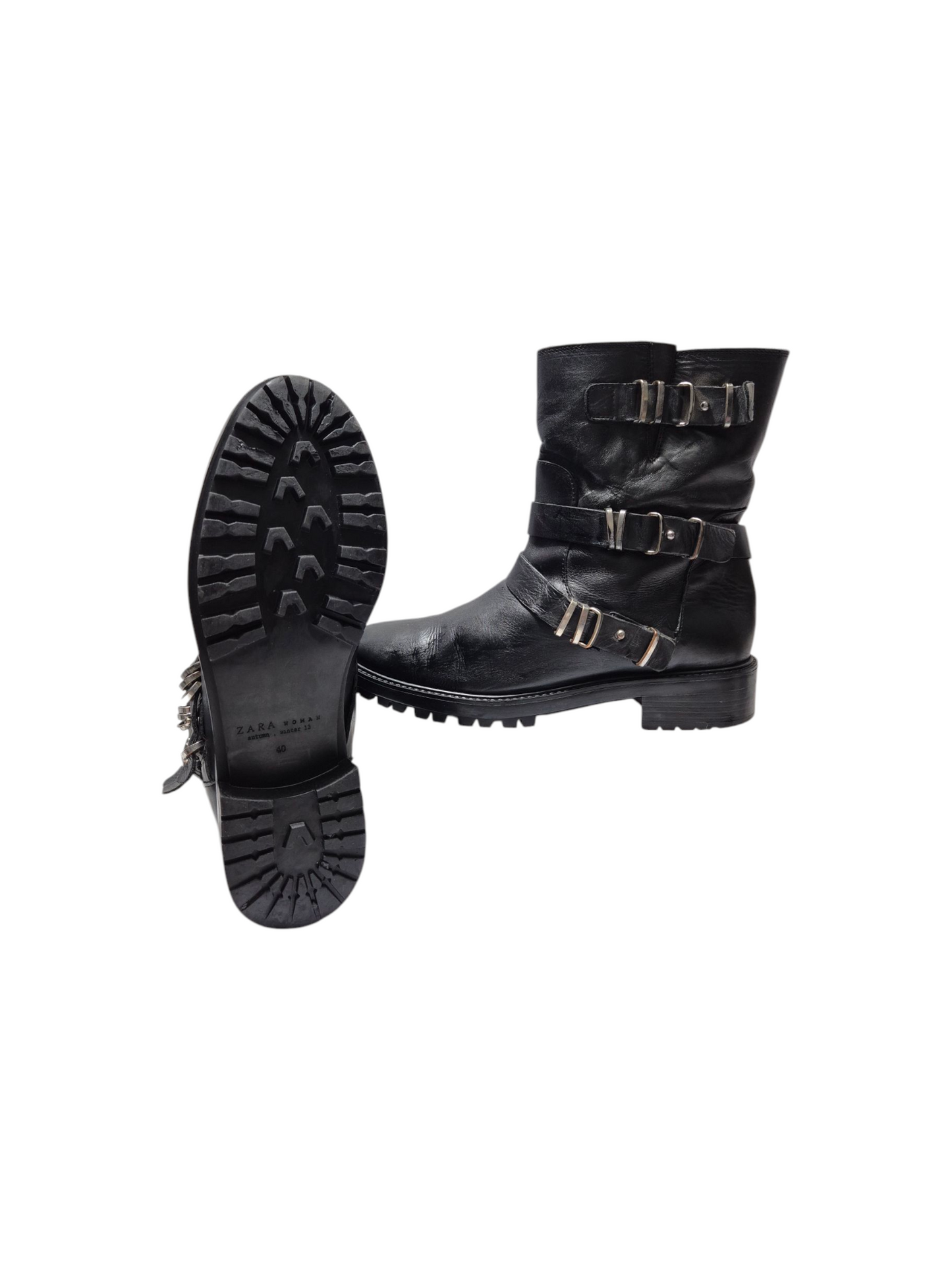 Zara N°40 cuero