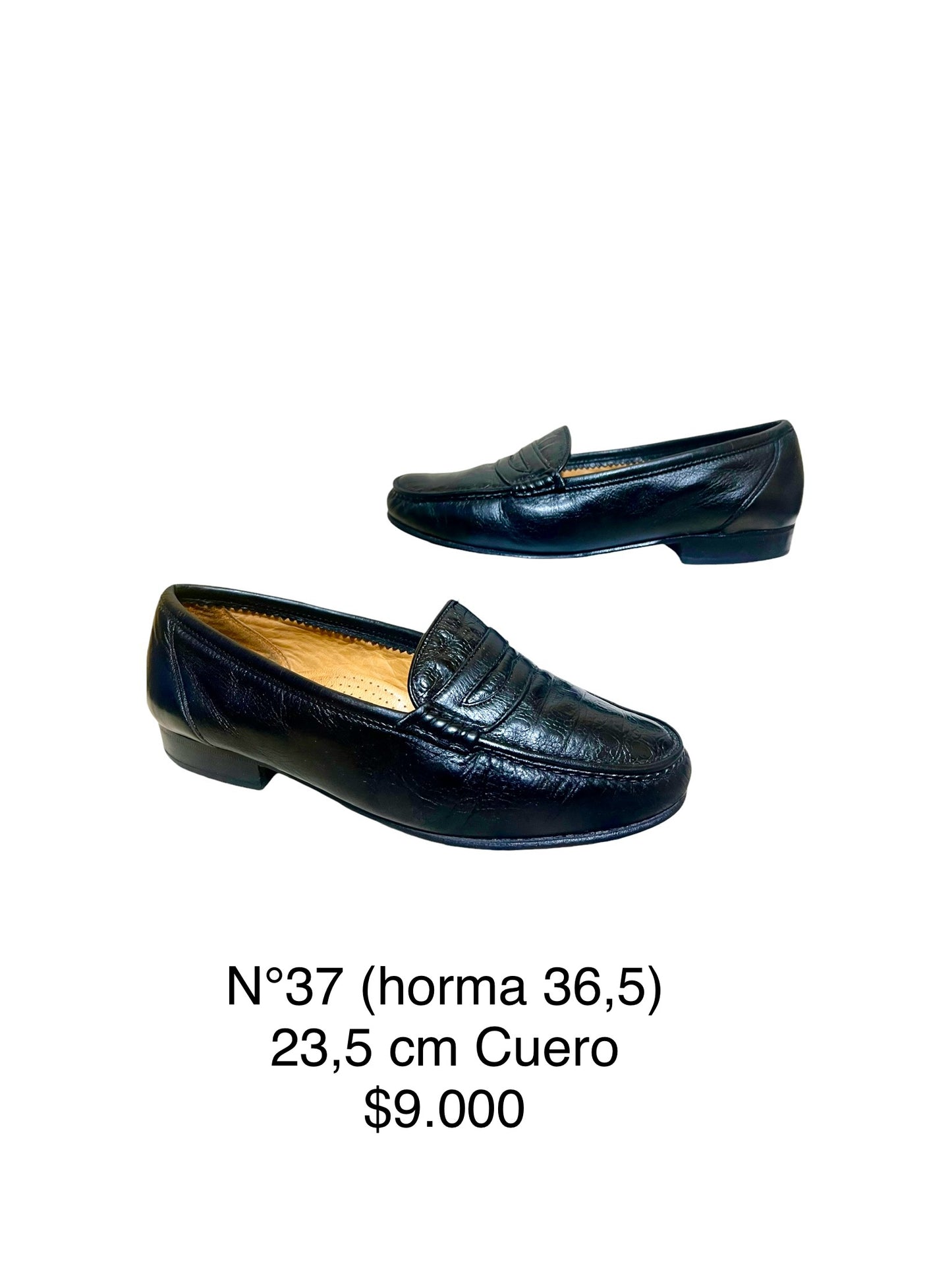 Mocasín cuero